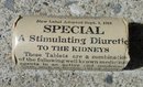 CHASE'S DIURETIC TABLETS CONTAINER-LAXATIVE;UNOPENED