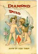 DIAMOND DYES BOOKLET WITH IMAGES OF CUPIDS(CHERRUBS)
