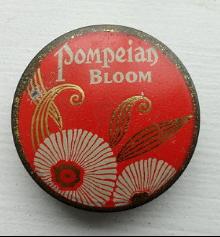 POMPEIAN BLOOM ROUGE POWDER TIN
