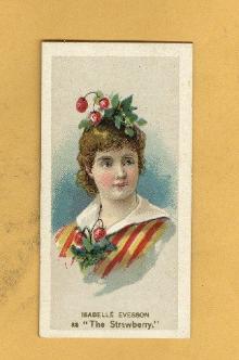 ANTIQUE DUKE CIGARETTES TOBACCO INSERT CARD ISABELLE EVERSON AS