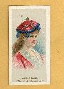 ANTIQUE DUKE CIGARETTES TOBACCO INSERT CARD -ISABELLE IRVING,