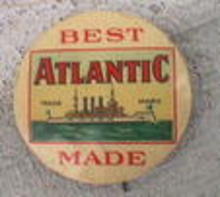 CELLULOID PINBACK - BEST ATLANTIC MADE