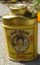 SAMPLE SIZE JAP ROSE TALC(UM) POWDER TIN