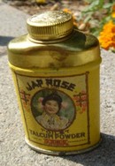 SAMPLE SIZE JAP ROSE TALC(UM) POWDER TIN