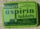 HOBART ASPIRIN TABLETS TIN
