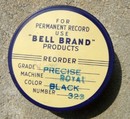 BELL BRAND TYPEWRITER RIBBON TIN