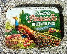 DEAN'S PEACOCKS RESEVOIR ENDS CONDOM TIN