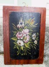 DOUBLE PAINTING ON A WOOD PANEL-VICTORIAN ERA