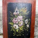 DOUBLE PAINTING ON A WOOD PANEL-VICTORIAN ERA