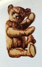 Buckwalter Stove Teddy Bear Celluloid Bookmark