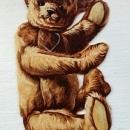 Buckwalter Stove Teddy Bear Celluloid Bookmark