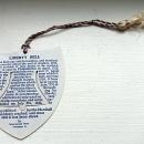 LIBERTY BELL CELLULOID BOOKMARK