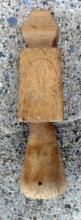 EARLY WHIMSYFOLK ART BUTTER STAMP-LETTER