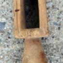 EARLY WHIMSYFOLK ART BUTTER STAMP-LETTER