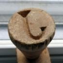 EARLY WHIMSYFOLK ART BUTTER STAMP-LETTER