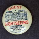 GUEST WHITE HOUSE SIGHTSEEING PINBACK-WASHINGTON, D.C.