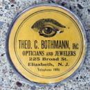 THEO. C. BOTHMANN, INC., OPTICIANS AND JEWELERS, ELIZABETH, N.J.ADVERTISING MIRROR