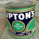 LIPTON'S GREEN LABEL DARJEELING TEA CAN