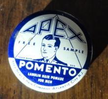 SAMPLE APEX POMENTO LANOLIN POMADE FOR MEN TIN
