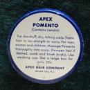 SAMPLE APEX POMENTO LANOLIN POMADE FOR MEN TIN