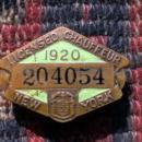 LICENSED CHAUFFEUR BADGE-NEW YORK