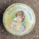 PRICE TOILET POWDER BOX-FACE POWDER;PRETTY LADY IMAGE
