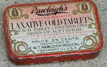 RAWLEIGH'S LAXATIVE COLD TABLETS TIN(MEDICINAL)