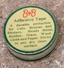 B & B (BAUER & BAUER) ADHESIVE TAPE TIN