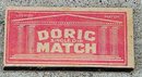 OLD DORIC MATCH BOX W/CONTENTS