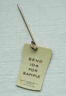 BEECH-NUT SLICED BACON JAR CELLULOID STICKPIN
