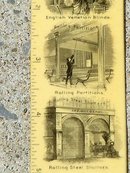 ADVERTISING CELLULOID RULER-JAS. E. WILSON FOR BLINDS, SHUTTERS, AWNINGS