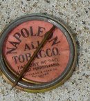 NAPOLEON ALL TOBACCO CELLULOID PINBACK-PRETTY LADY