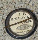 I WEAR SHOES WITH THIS STAMP- UNION MADE ADVERTISING CELLULOID PINBACK BUTTON