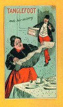 SCARCE TANGLEFOOT ADVERTISING TRADE CARD -FLY(BUG) CATCHER