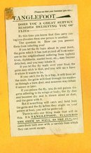 SCARCE TANGLEFOOT ADVERTISING TRADE CARD -FLY(BUG) CATCHER