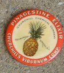 PINAGESTINE ELIXIR CELLULOID BUTTON (MEDICINAL)