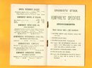 RARE PRICE CURRENT (WHOLESALE) hUMPHREYS' HOMEOPATHIC SPECIFICS BOOKLET