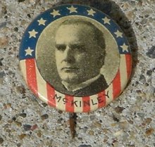 MCKINLEY PINBACK-PHOTO IMAGE