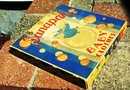 SANAPAK BABY CLOTHES BOX-EMPTY BUT GRAPHIC