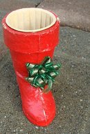 1940's ERA CANDY CONTAINER CHRISTMAS BOOT