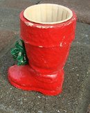 1940's ERA CANDY CONTAINER CHRISTMAS BOOT
