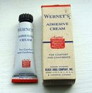 WERNET'S ADHESIVE CREAM TUBE/BOX;SAMPLE?(DENTAL)