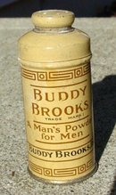 BUDDY BROOKS-MAN'S POWDER FOR MEN TIN-SAMPLE