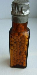 EARLY HUMPHREY'S HOMEOPATHIC BOTTLE-COLOCYNTH 3.