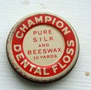 CHAMPION DENTAL FLOSS TIN