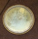 COLUMBIA TOOL STEEL CO CELLULOID ADVERTISING MIRROR