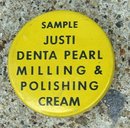 JUSTI SAMPLE DENTA PEARL MILLING & POLISHING CREAM TIN