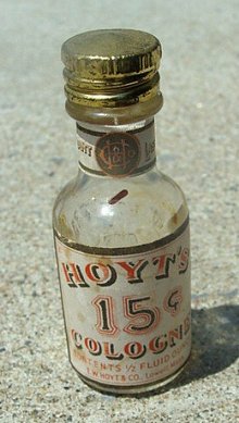 HOYT'S 15c COLOGNE BOTTLE
