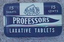 LAXATIVE TIN - PROFESSORS LAXATIVE TABLETS TIN