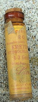ELI LILLY EMETINE BOTTLE-UNOPENED